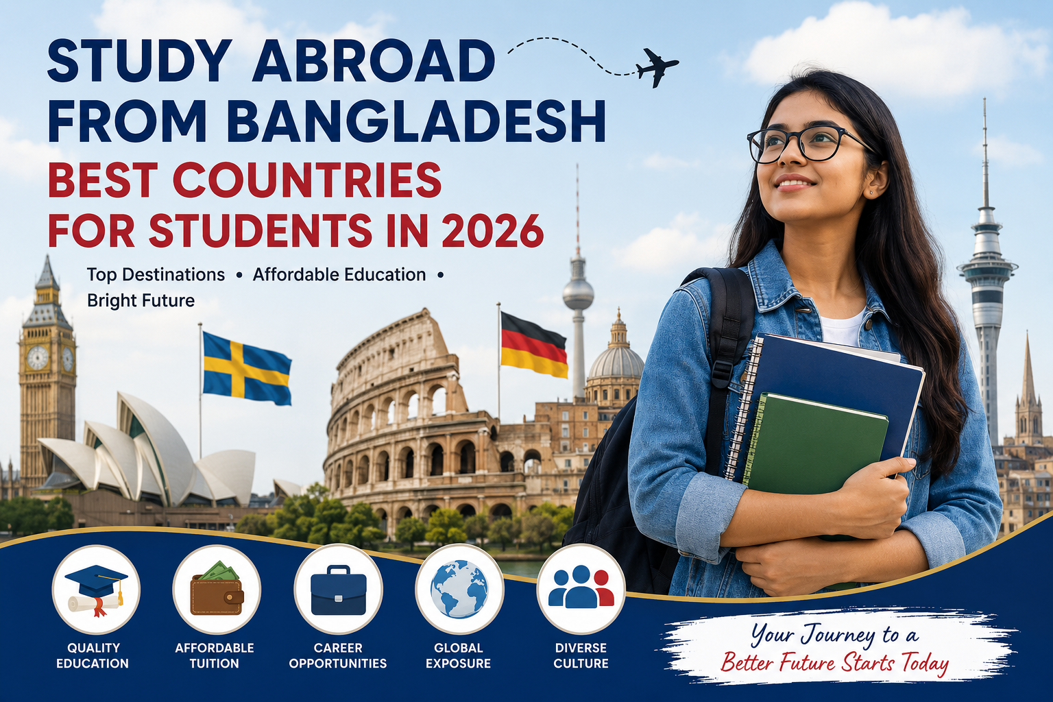 Study Abroad from Bangladesh - Best Countries for Students in 2026